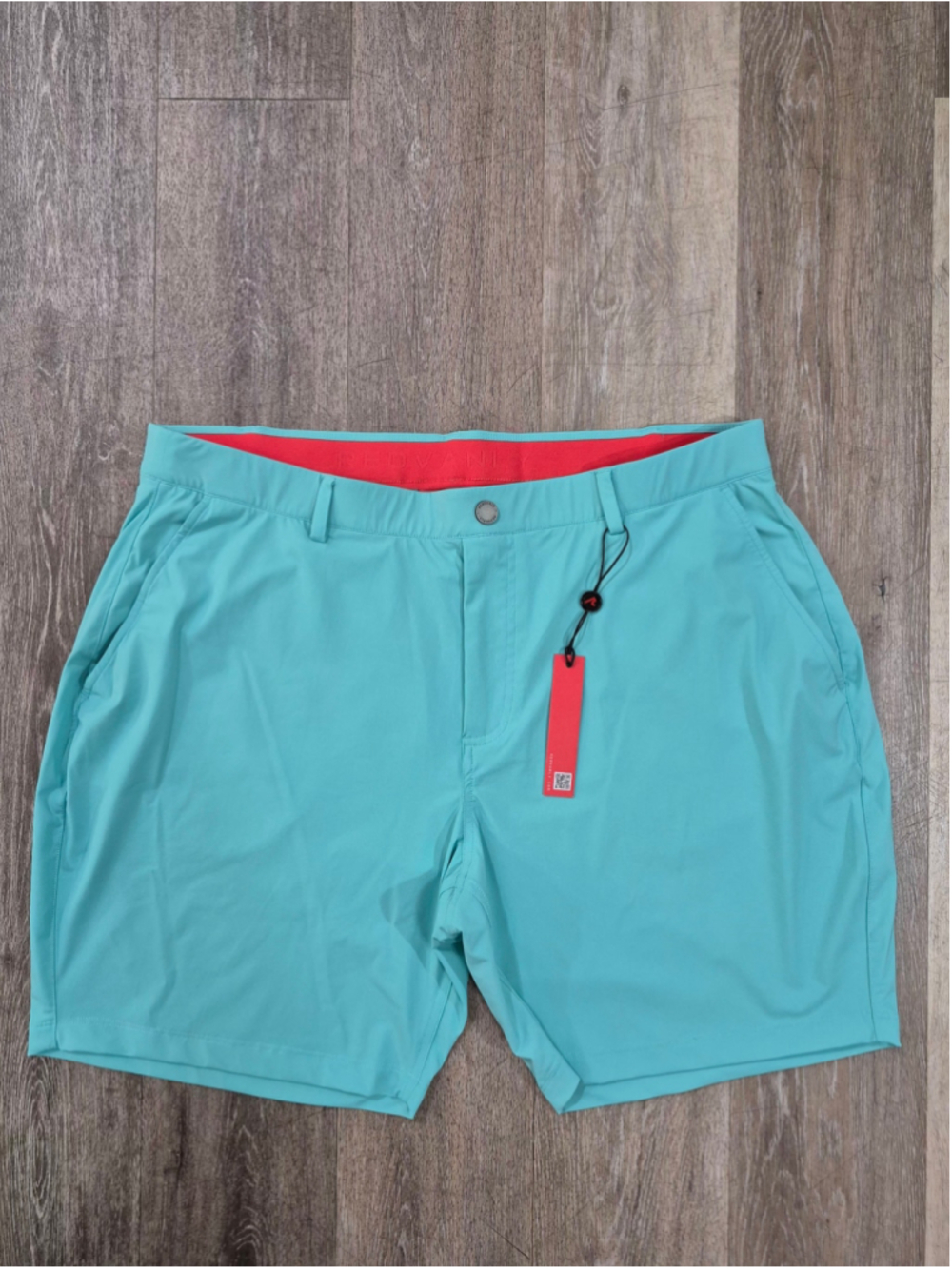 Men's Redvanly golf Front Shorts XXL Turquoise Red